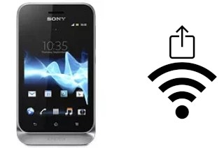 Générer un QR code avec la clé Wifi sur un Sony Xperia tipo dual
