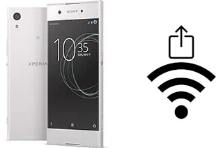 Générer un QR code avec la clé Wifi sur un Sony Xperia XA1