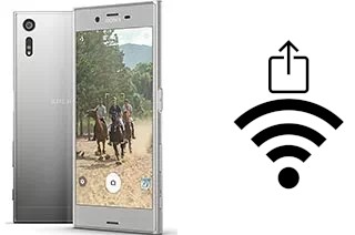 Générer un QR code avec la clé Wifi sur un Sony Xperia XZ