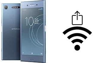 Générer un QR code avec la clé Wifi sur un Sony Xperia XZ1