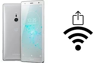 Générer un QR code avec la clé Wifi sur un Sony Xperia XZ2
