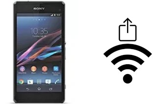 Générer un QR code avec la clé Wifi sur un Sony Xperia Z1 Compact