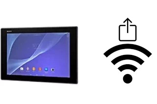 Générer un QR code avec la clé Wifi sur un Sony Xperia Z2 Tablet Wi-Fi