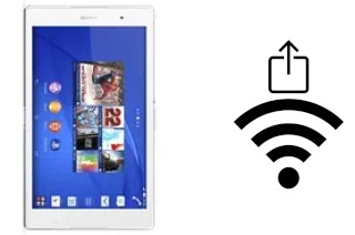 Générer un QR code avec la clé Wifi sur un Sony Xperia Z3 Tablet Compact