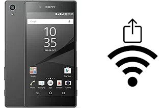 Générer un QR code avec la clé Wifi sur un Sony Xperia Z5 Dual