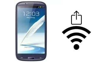 Générer un QR code avec la clé Wifi sur un Star N9389