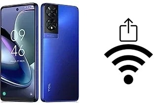 Générer un QR code avec la clé Wifi sur un TCL 50 5G