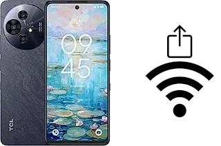Générer un QR code avec la clé Wifi sur un TCL 50 NxtPaper