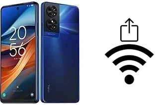 Générer un QR code avec la clé Wifi sur un TCL 50 SE