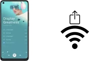 Générer un QR code avec la clé Wifi sur un TCL Plex