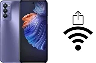 Générer un QR code avec la clé Wifi sur un Tecno Camon 18 P