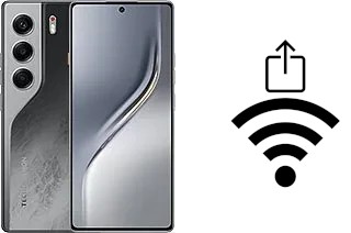 Générer un QR code avec la clé Wifi sur un Tecno Camon 40