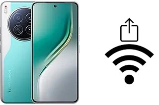Générer un QR code avec la clé Wifi sur un Tecno Camon 40 Premier