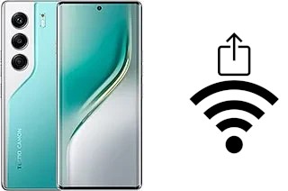 Générer un QR code avec la clé Wifi sur un Tecno Camon 40 Pro