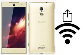 Générer un QR code avec la clé Wifi sur un Tecno Camon C7