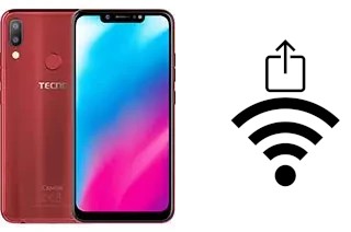 Générer un QR code avec la clé Wifi sur un Tecno Camon 11