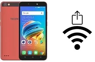 Générer un QR code avec la clé Wifi sur un Tecno Pop 1