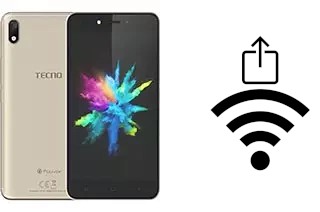 Générer un QR code avec la clé Wifi sur un Tecno Pouvoir 1