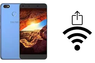 Générer un QR code avec la clé Wifi sur un Tecno Spark