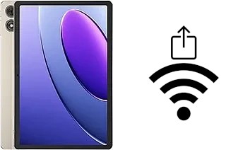 Générer un QR code avec la clé Wifi sur un Tecno Megapad