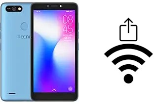 Générer un QR code avec la clé Wifi sur un Tecno Pop 2F