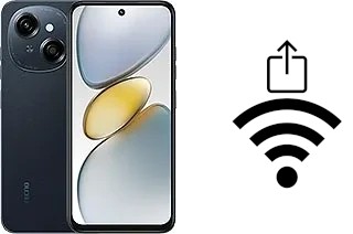 Générer un QR code avec la clé Wifi sur un Tecno Pop 9 4G