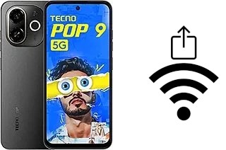 Générer un QR code avec la clé Wifi sur un Tecno Pop 9
