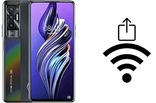Générer un QR code avec la clé Wifi sur un Tecno Pova 5G