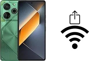 Générer un QR code avec la clé Wifi sur un Tecno Pova 6 Pro