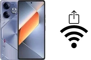 Générer un QR code avec la clé Wifi sur un Tecno Pova 6