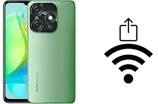 Générer un QR code avec la clé Wifi sur un Tecno Spark 10C