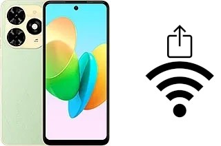Générer un QR code avec la clé Wifi sur un Tecno Spark 20P