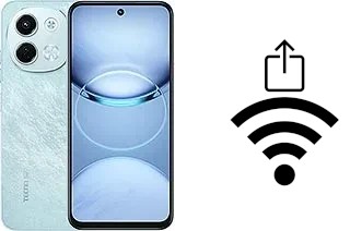 Générer un QR code avec la clé Wifi sur un Tecno Spark 30 5G