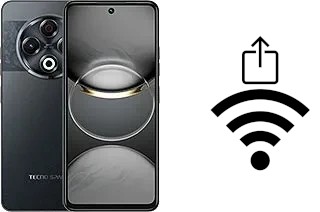 Générer un QR code avec la clé Wifi sur un Tecno Spark 30