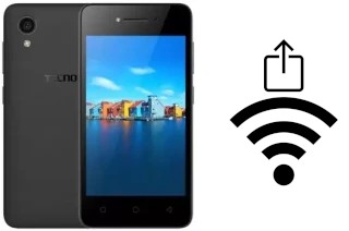 Générer un QR code avec la clé Wifi sur un Tecno W1