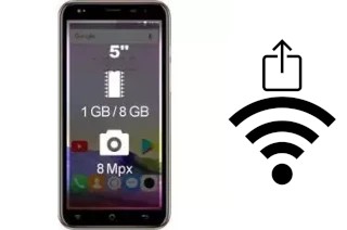Générer un QR code avec la clé Wifi sur un Texet TM-5073