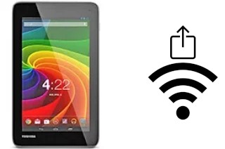 Générer un QR code avec la clé Wifi sur un Toshiba Excite 7c AT7-B8