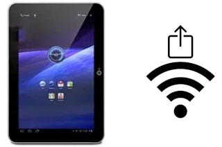 Générer un QR code avec la clé Wifi sur un Toshiba Excite AT200