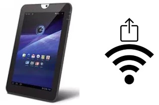 Générer un QR code avec la clé Wifi sur un Toshiba Thrive