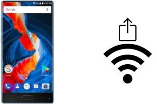 Générer un QR code avec la clé Wifi sur un Ulefone Mix