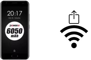 Générer un QR code avec la clé Wifi sur un Ulefone Power 2