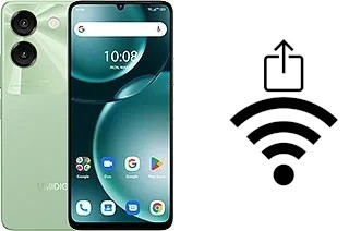 Générer un QR code avec la clé Wifi sur un Umidigi G9A