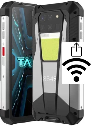 Générer un QR code avec la clé Wifi sur un Unihertz 8849 Tank 3