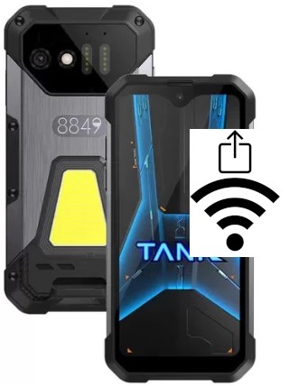 Générer un QR code avec la clé Wifi sur un Unihertz 8849 Tank Mini 1