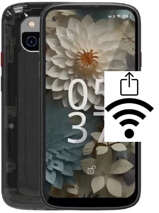 Générer un QR code avec la clé Wifi sur un Unihertz Jelly Max