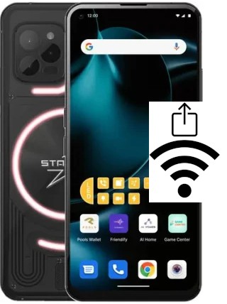 Générer un QR code avec la clé Wifi sur un Unihertz Start24