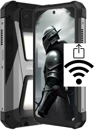 Générer un QR code avec la clé Wifi sur un Unihertz Tank 3S