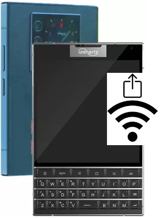 Générer un QR code avec la clé Wifi sur un Unihertz Titan 2