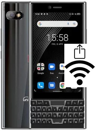 Générer un QR code avec la clé Wifi sur un Unihertz Titan Slim