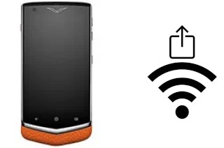 Générer un QR code avec la clé Wifi sur un Vertu Constellation 2013